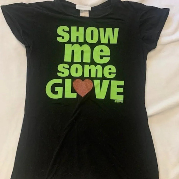 ESPN‎ Show me some Glove t-shirt L EUC - Picture 1 of 3